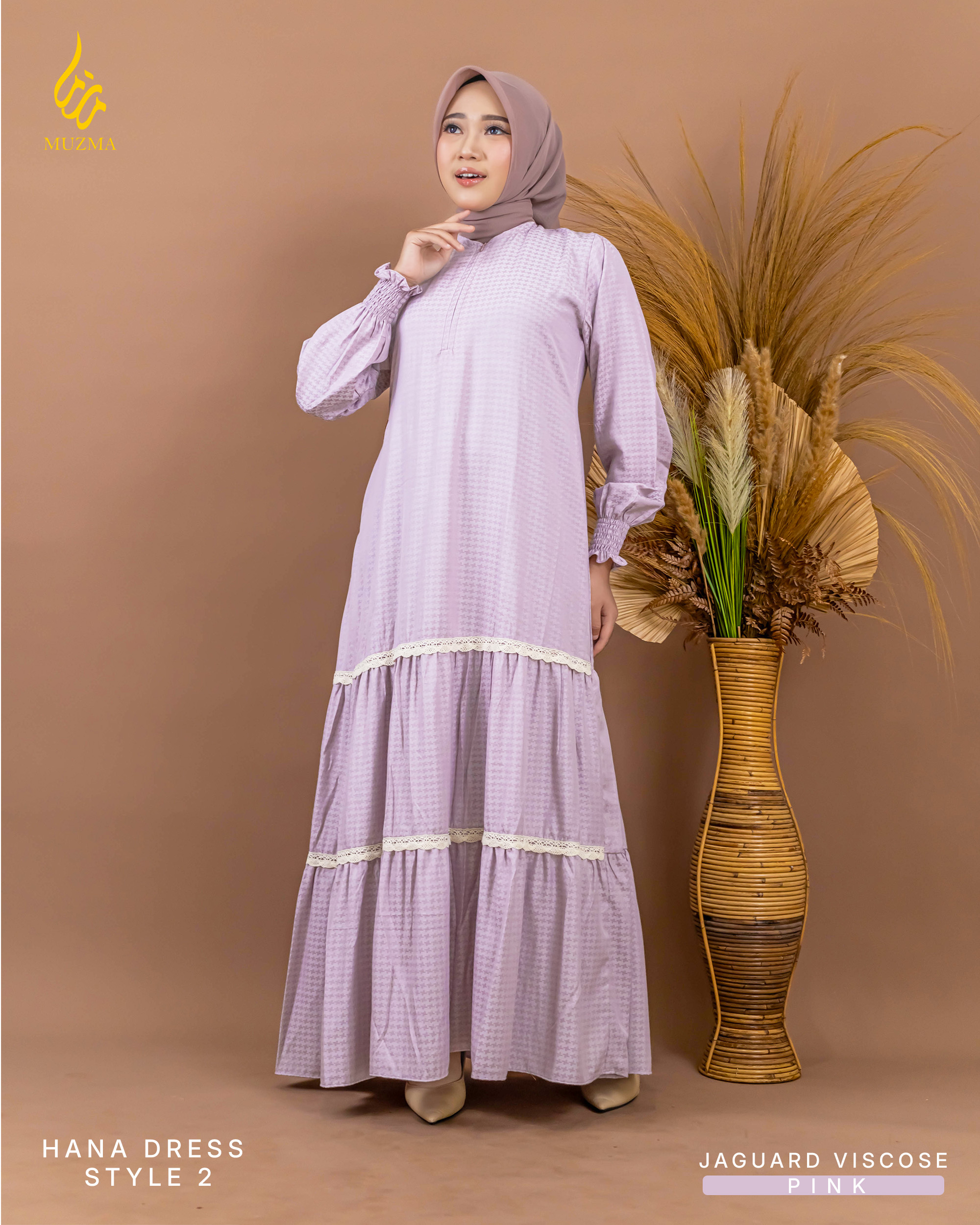 Hana Dress Stayle 2 bahan rayon adem, lembut dan sangat nyaman - Gambar 5