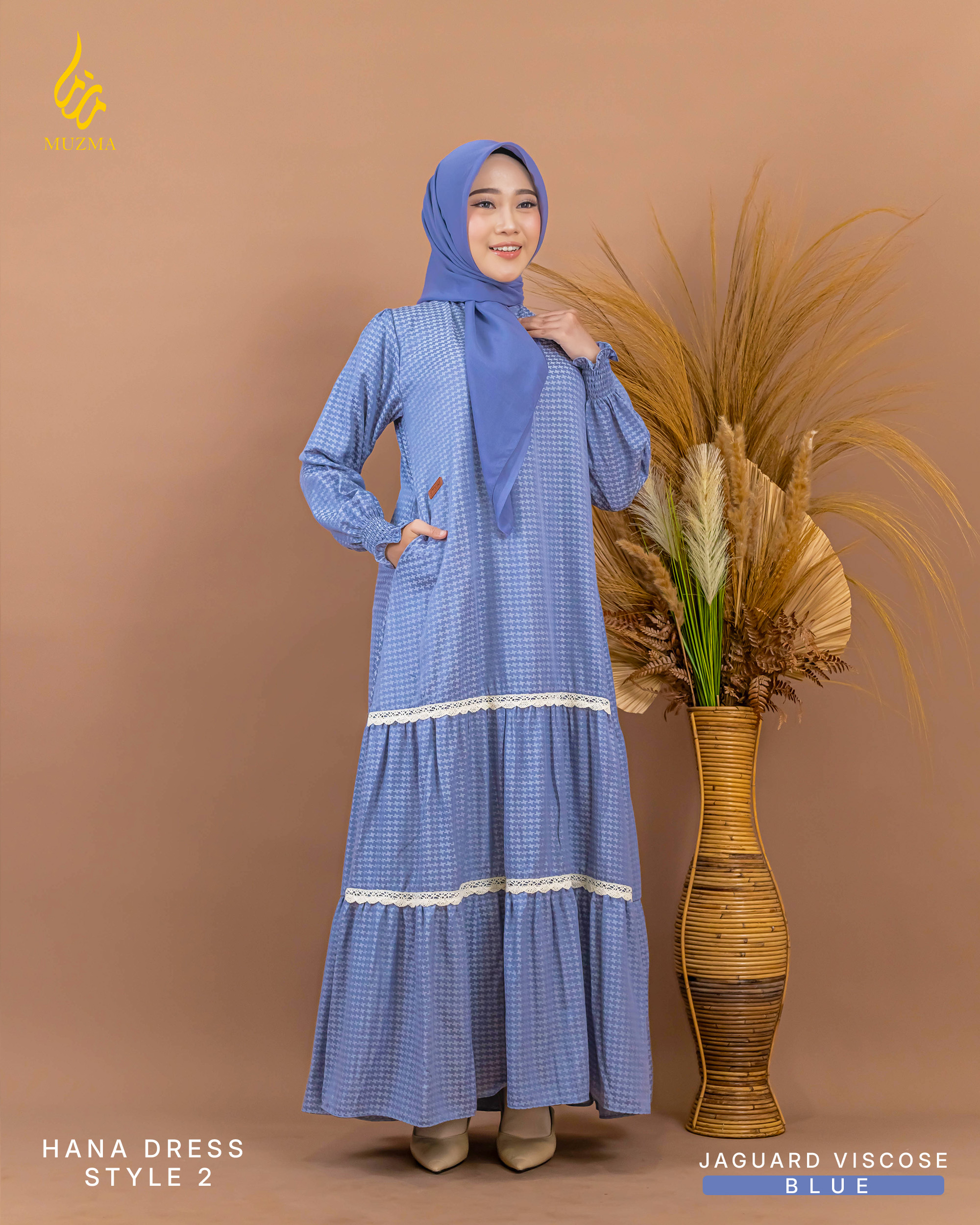Hana Dress Stayle 2 bahan rayon adem, lembut dan sangat nyaman - Gambar 8